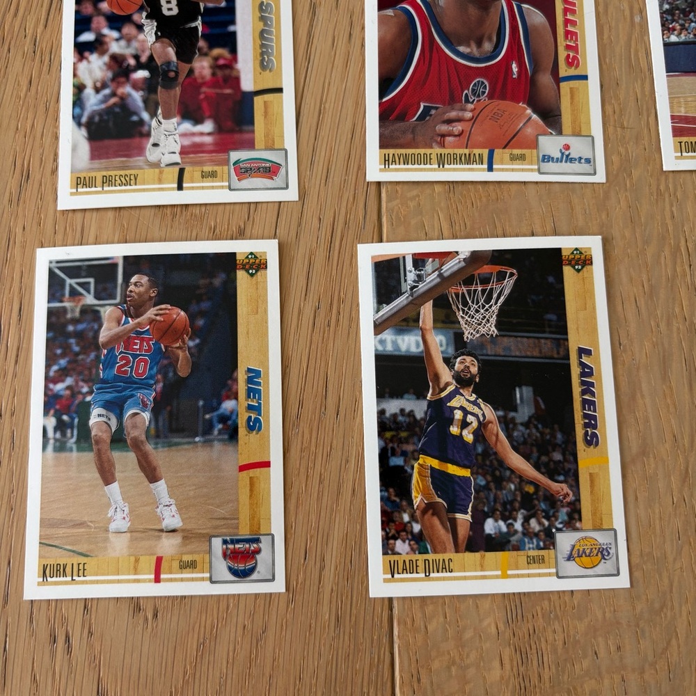 Upper Deck Vintage Basketball Trading Cards Collection ‘91-92 - Picture 2 of 11